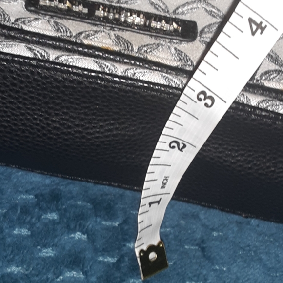 DANA BUCHMAN crossbody/shoulder bag, 3 compartments, black & white, EXCELLENT! - Picture 5 of 6